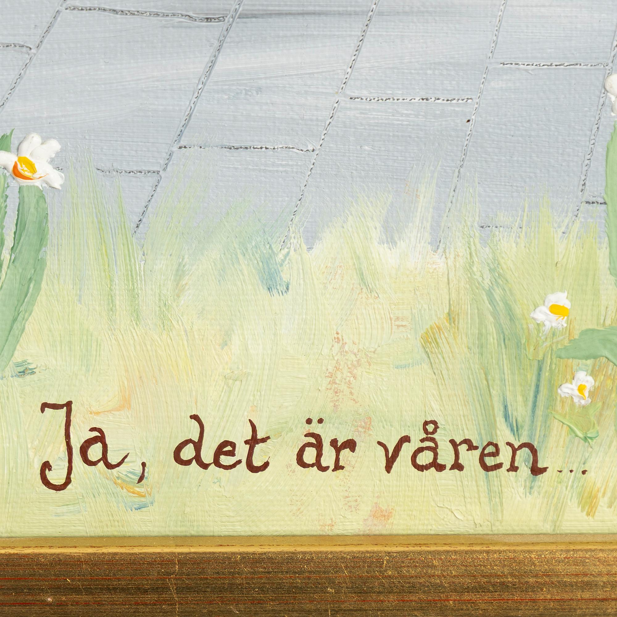 Per Olof Olsson, "Ja det är"/ "Våren som har kommit igen", diptyk.