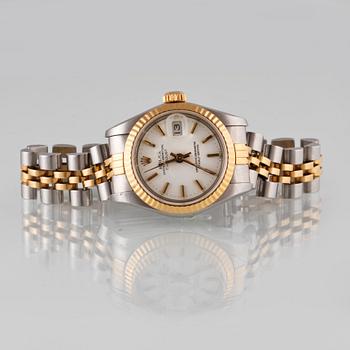 ARMBANDSUR, dam, Rolex, Oyster Perpetual Datejust, Chronometer, 1980-tal.