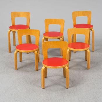 ALVAR AALTO, 4+ 2 children chair.