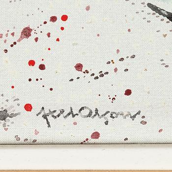 Axel Olson, oil on canvas, signed.