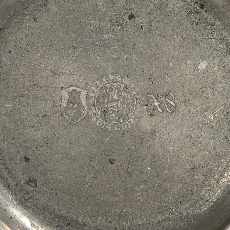 Estrid Ericson, A pewter ashtray, Svenskt Tenn, Stockholm, 1948.