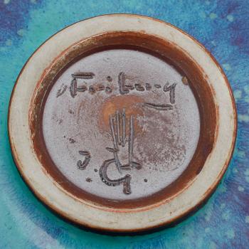 VASER, 2 st, stengods, Berndt Friberg, Gustavsbergs Studio, daterade 1968 respektive 1969.