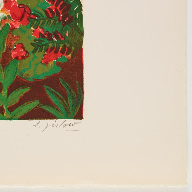 Lennart Jirlow, portfolio with 6 lithographs in colour, 1975, signed 227/380.