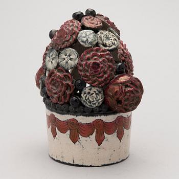 A stoneware sculpture, signed Kaipiainen Arabia.