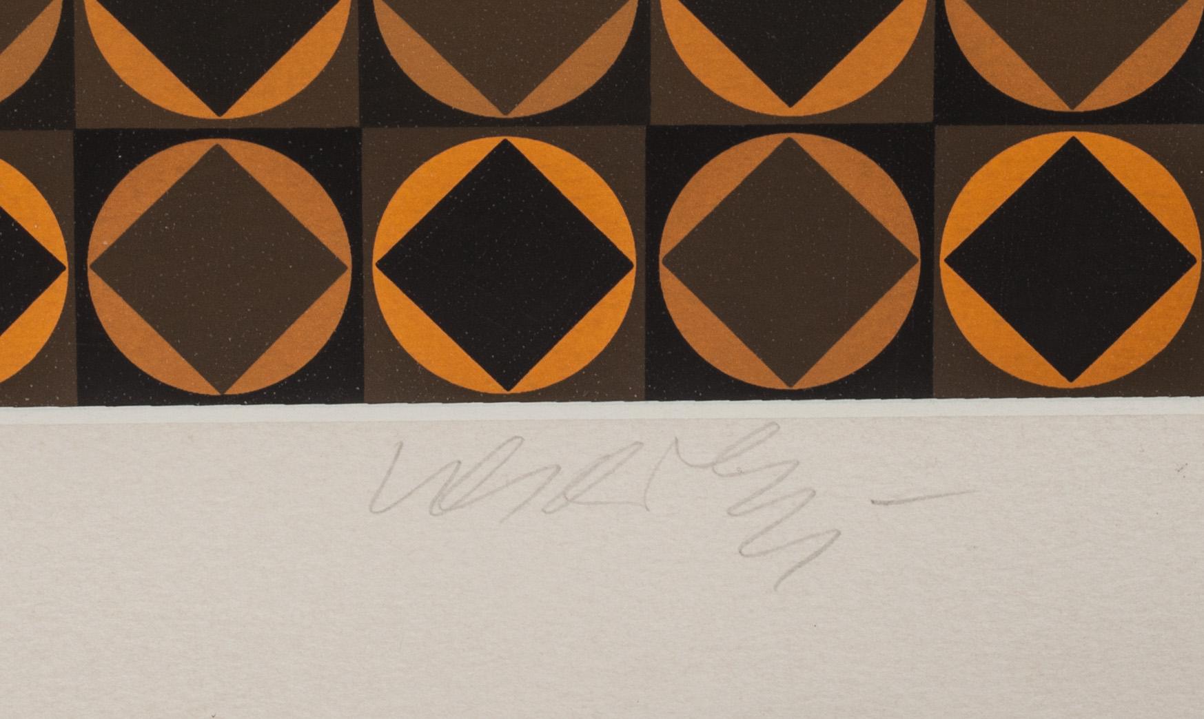 VICTOR VASARELY, färgserigrafi, signerad och numrerad 199/250.