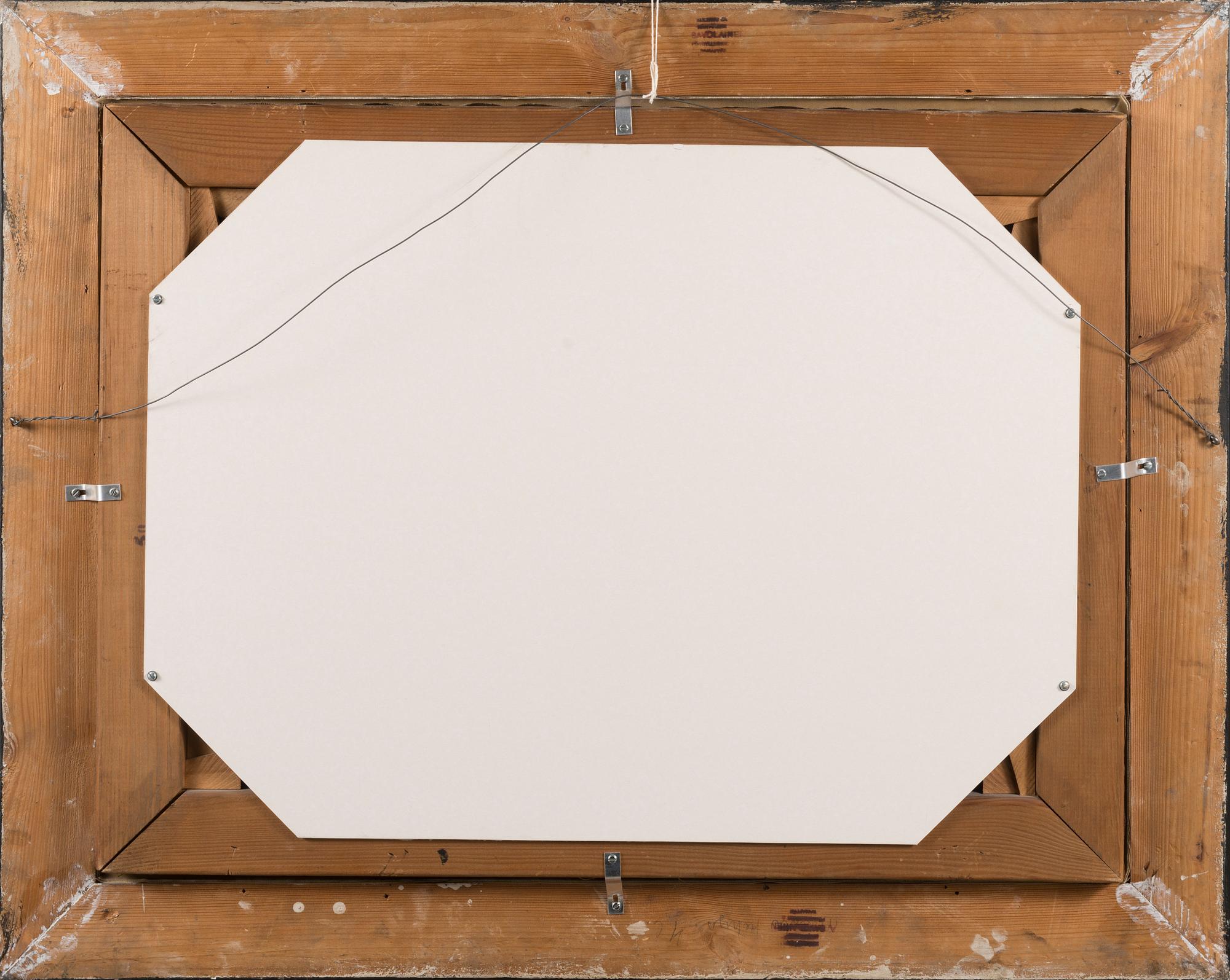 REGNIER NOOMS ZEEMAN, hans art. Bär signatur. Olja på duk 49,5 x 66 cm.