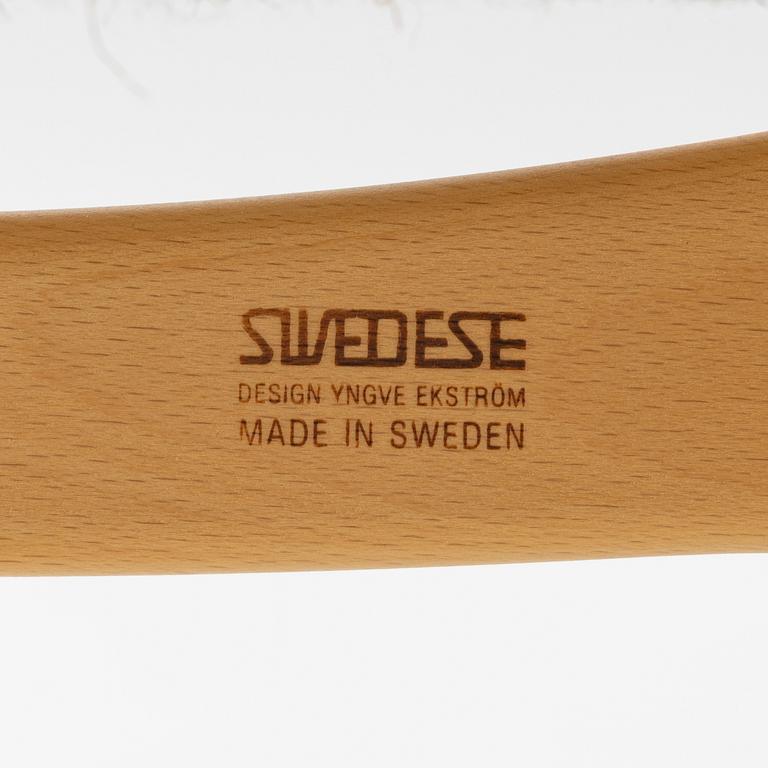 Yngve Ekström, a pair of 'Lamino' easy chairs, Swedese 2004.