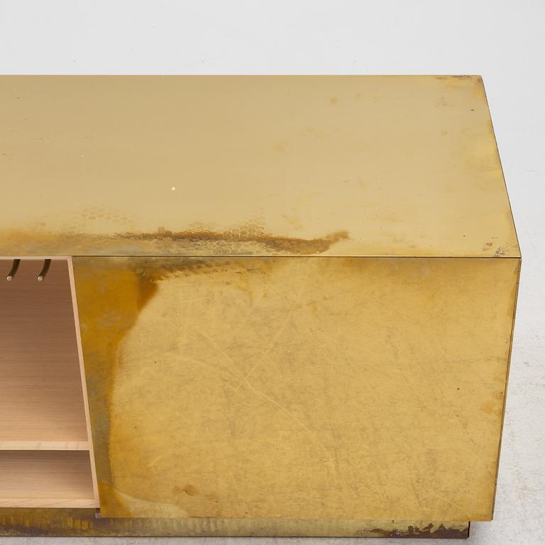 A bar cabinet/sideboard, specially made by Sjölinders Snickeri, Sweden, around 2018.