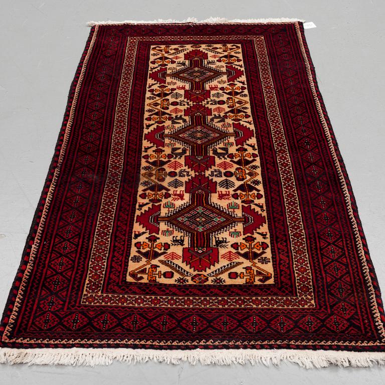 A RUG, oriental, around 204 x 108 cm.