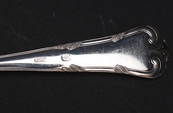BESTICKUPPSÄTTNING, 6+6+6+6, silver. Köpenhamn. Ca 1050g.