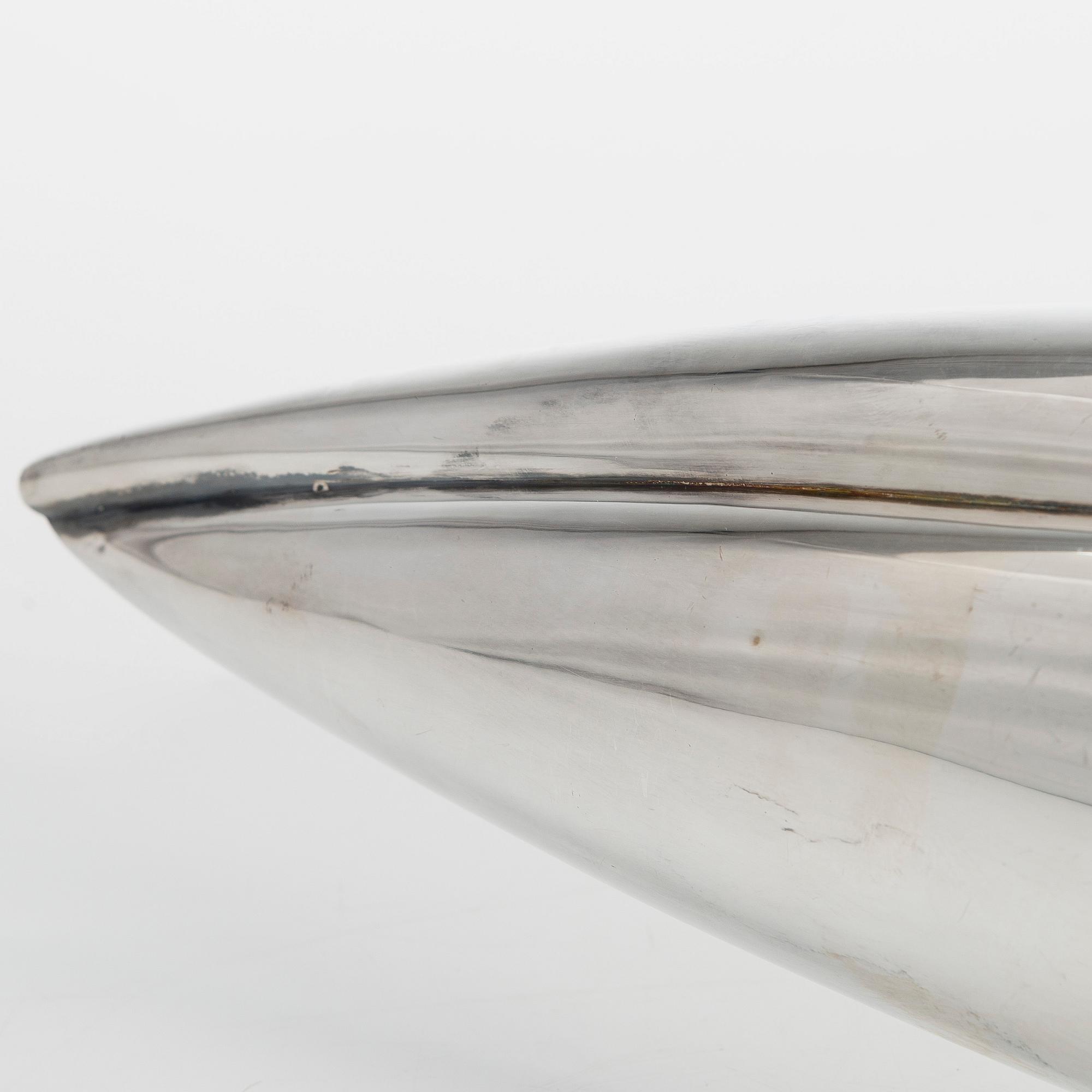 Tapio Wirkkala, silver bowl TW 9, Kultakeskus, Hämeenlinna, Finland 1957.