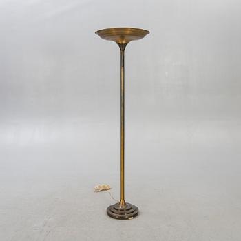 A 1930s Art Deco brass uplight.