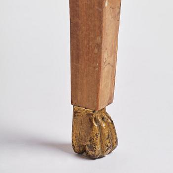 A pair of presumably Baltic empire mahogny armchairs.