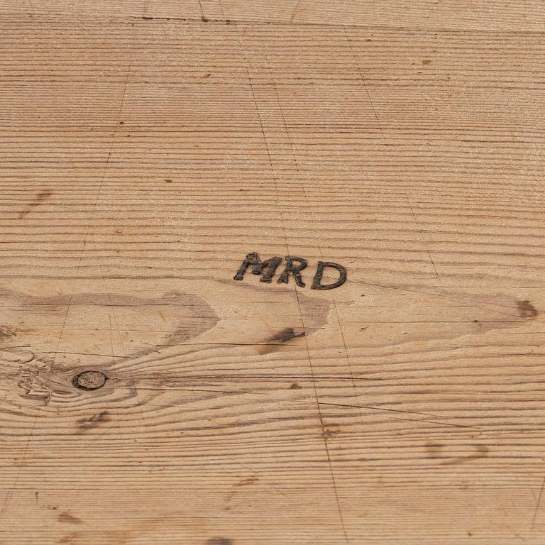 Bockbord, allmoge, 1800-tal.