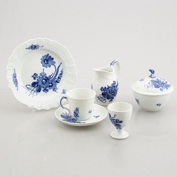 A 27-piece porcelain "Blur flower" coffee service, Royal Copenhagen, Denmark.