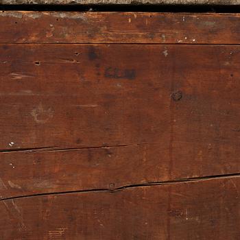 A Swedish Rococo chest of drawers by Christian Linning dated 1761 (master in Stockholm 1744-1779).