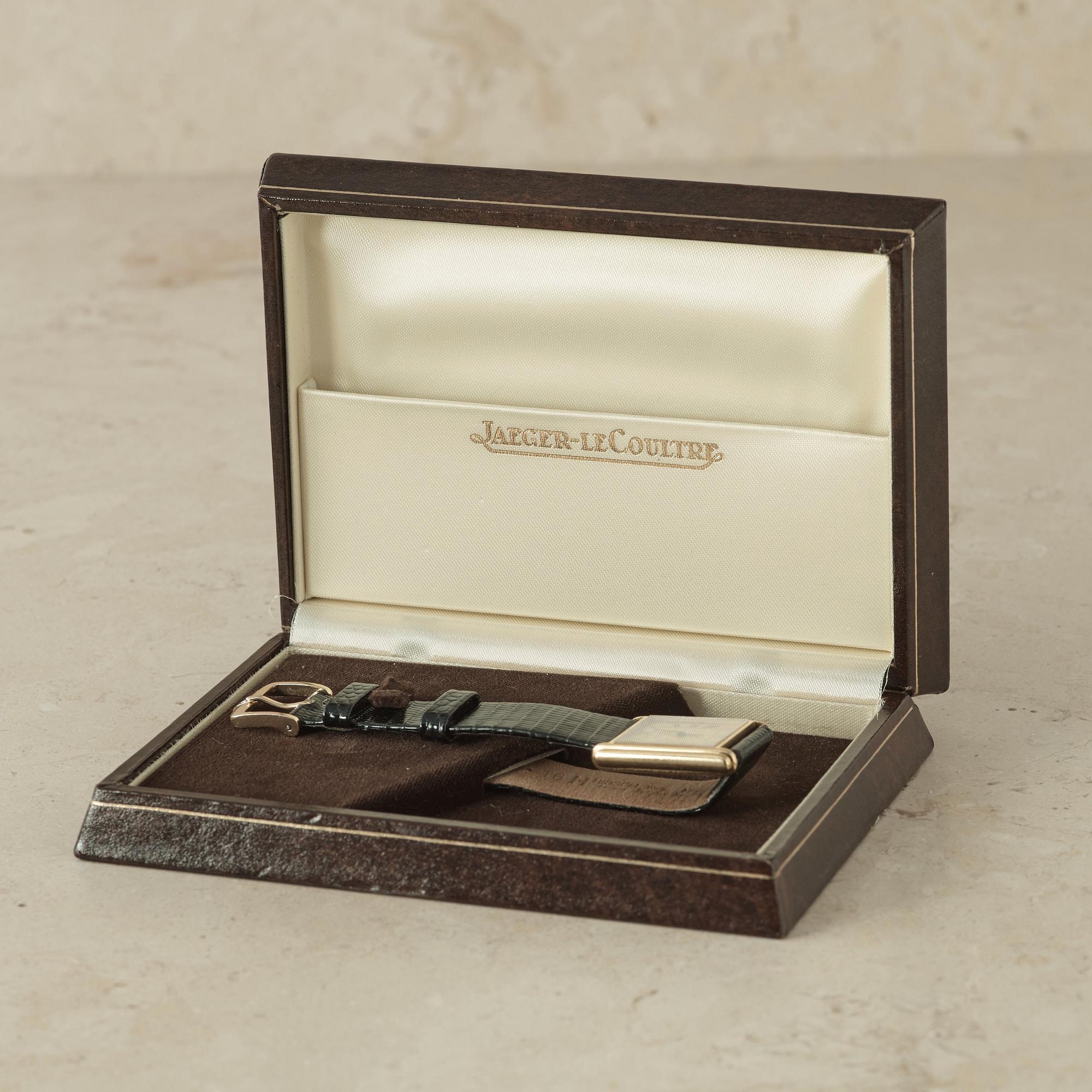 JAEGER-LECOULTRE, wristwatch, 21 x 22,5 (29) mm,