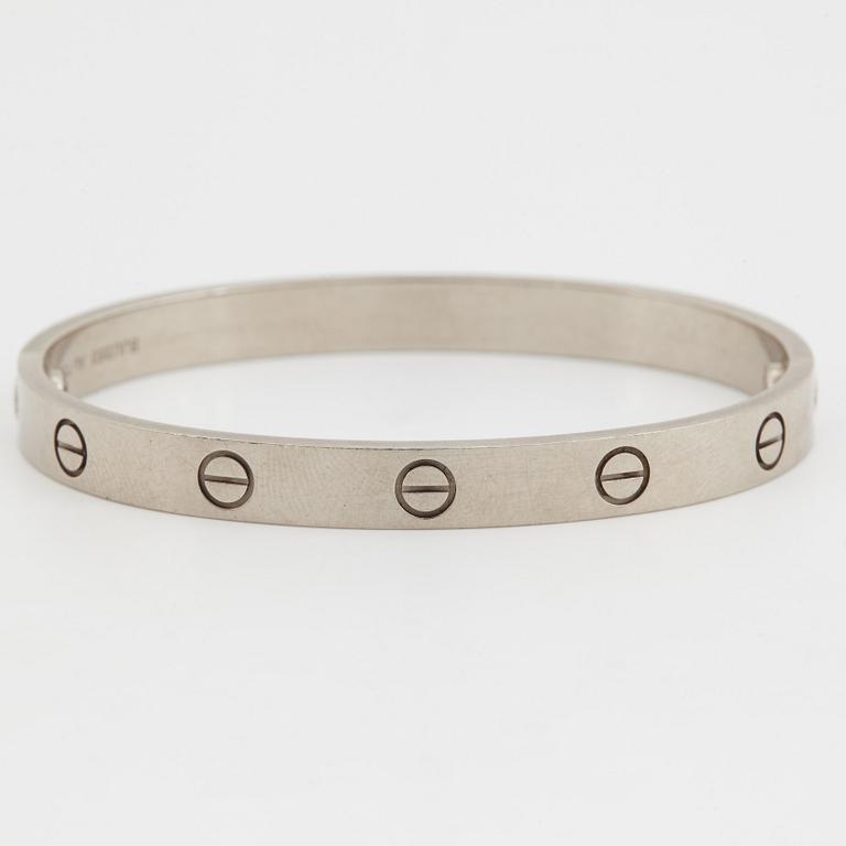 A Cartier "Love" bracelet.