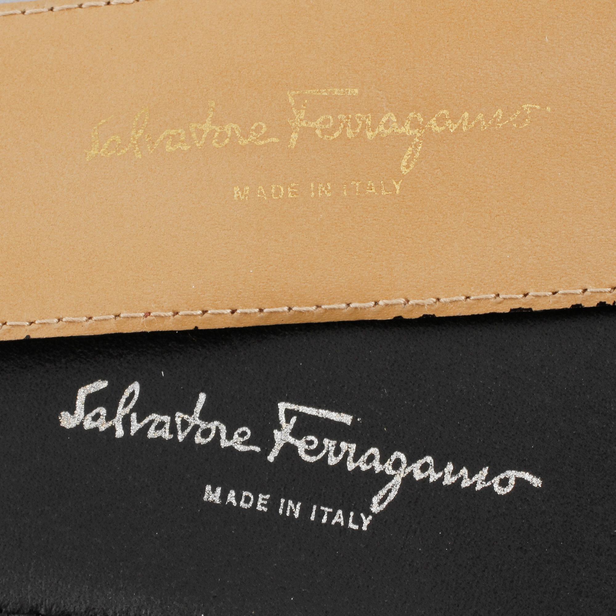 SKÄRP, 2 st, Salvatore Ferragamo, Italien, 2000-tal.