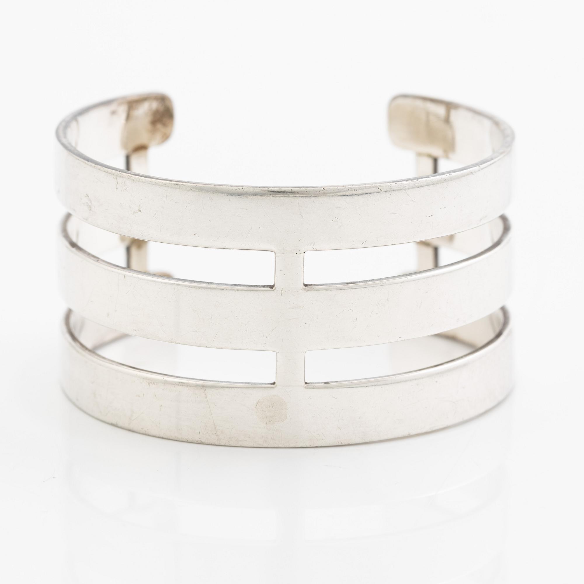 Sigurd Persson, a bracelet, silver, Stockholm 1973.