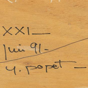 Yves Popet, "XXIV", "XXI".