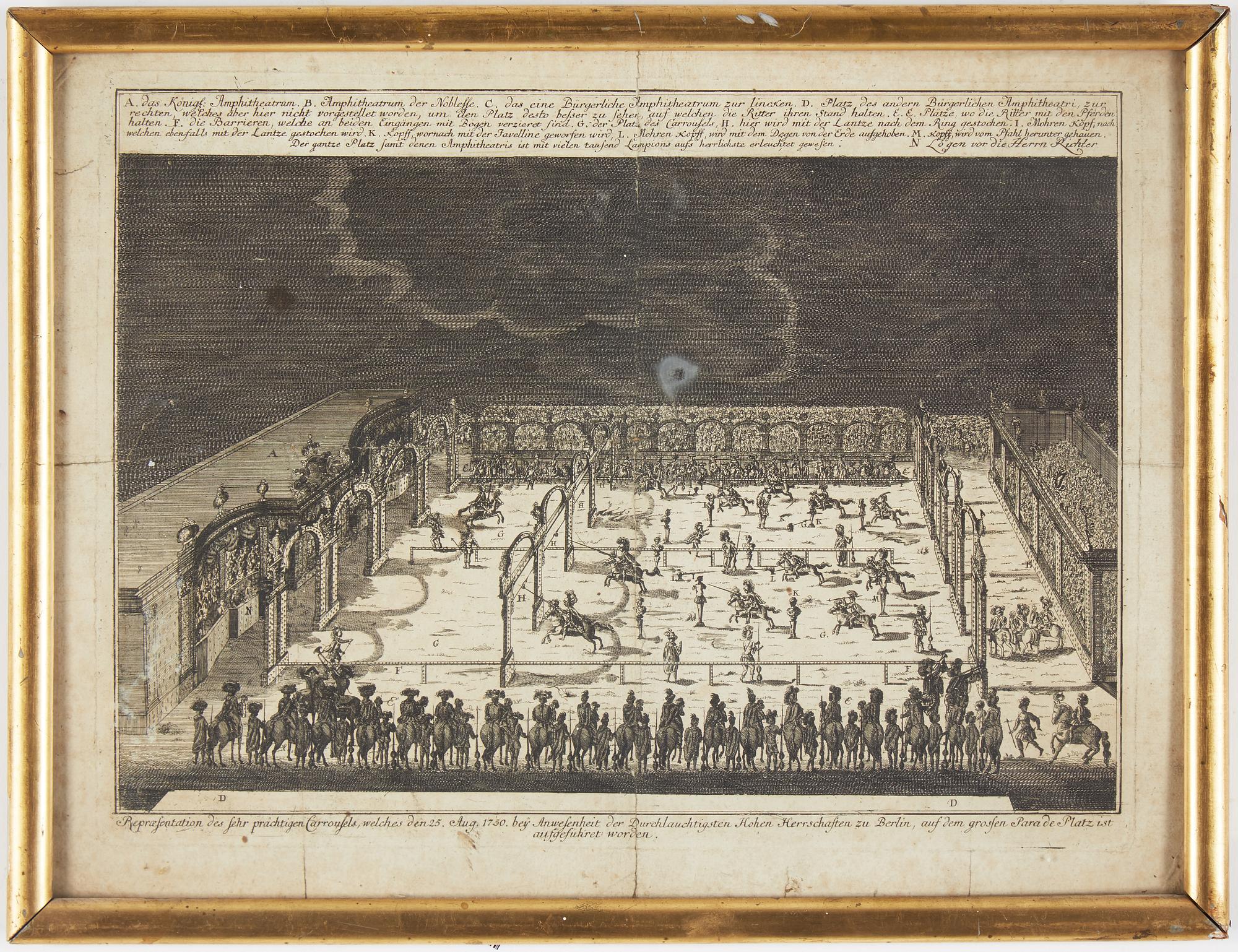 Copper engraving, 18th century.