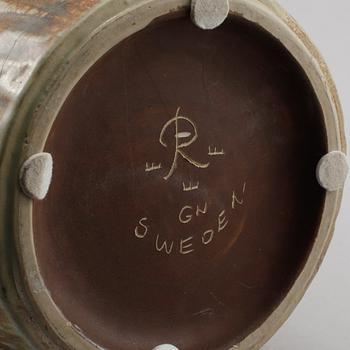 GOLVVAS, stengods, "Rubus", Gunnar Nylund, Rörstrand, 1900-talets andra hälft.