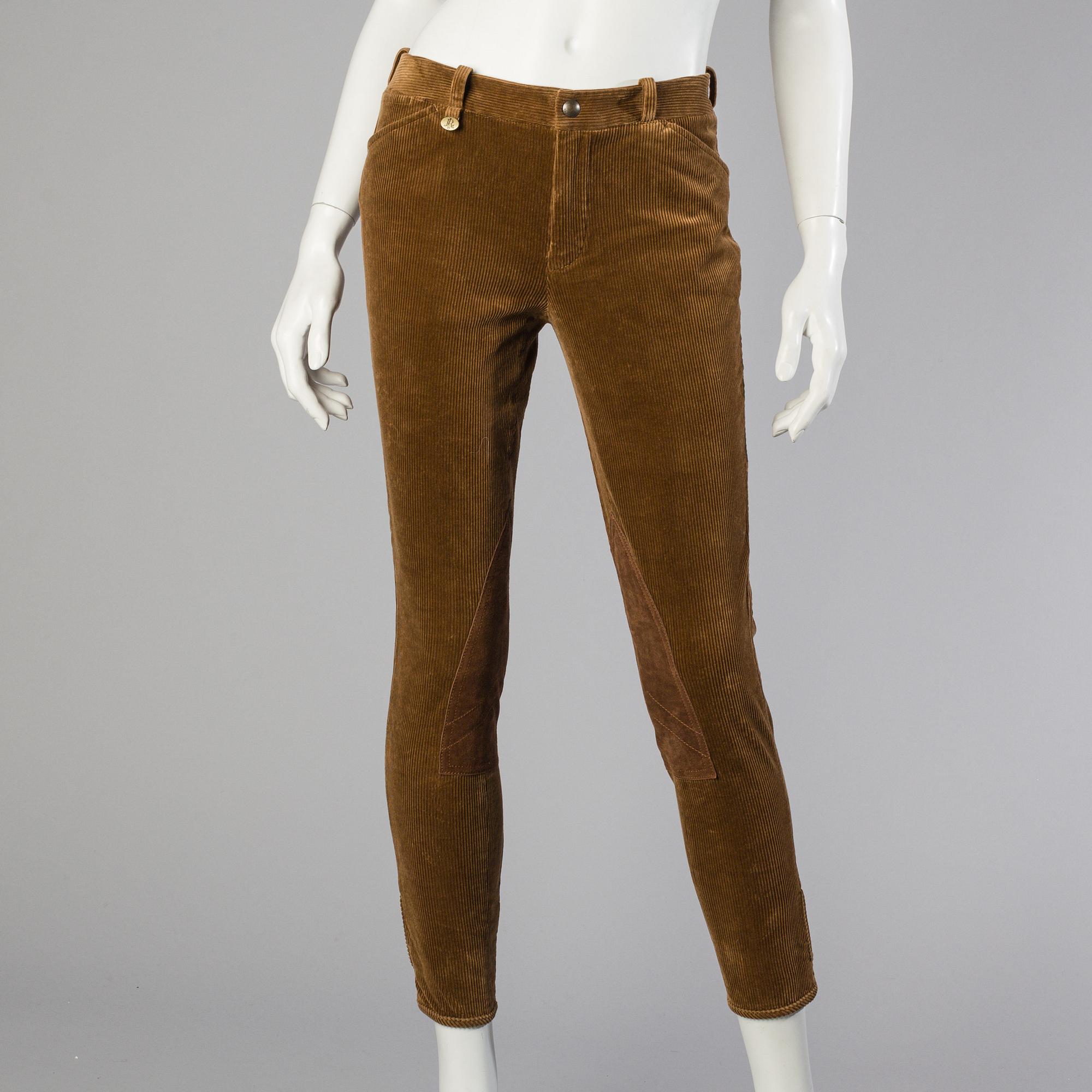 Three pair of trosers by Ralph Lauren.