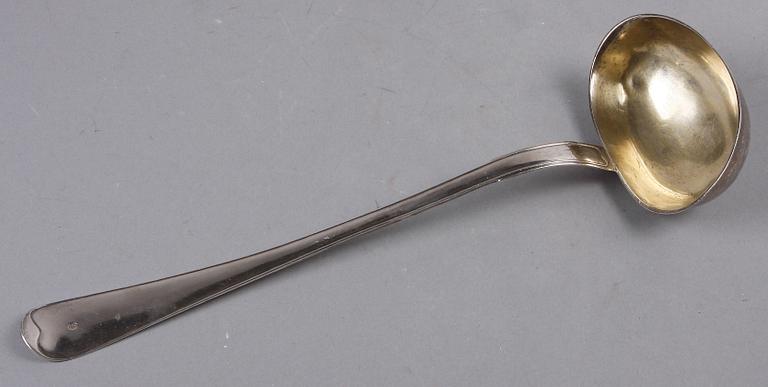 SOPPSLEV, silver, Julius Marianus Bergs Stockholm 1785.