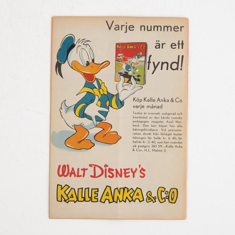 Serietidning, "Kalle Anka & Co" Nr 5, 1950.