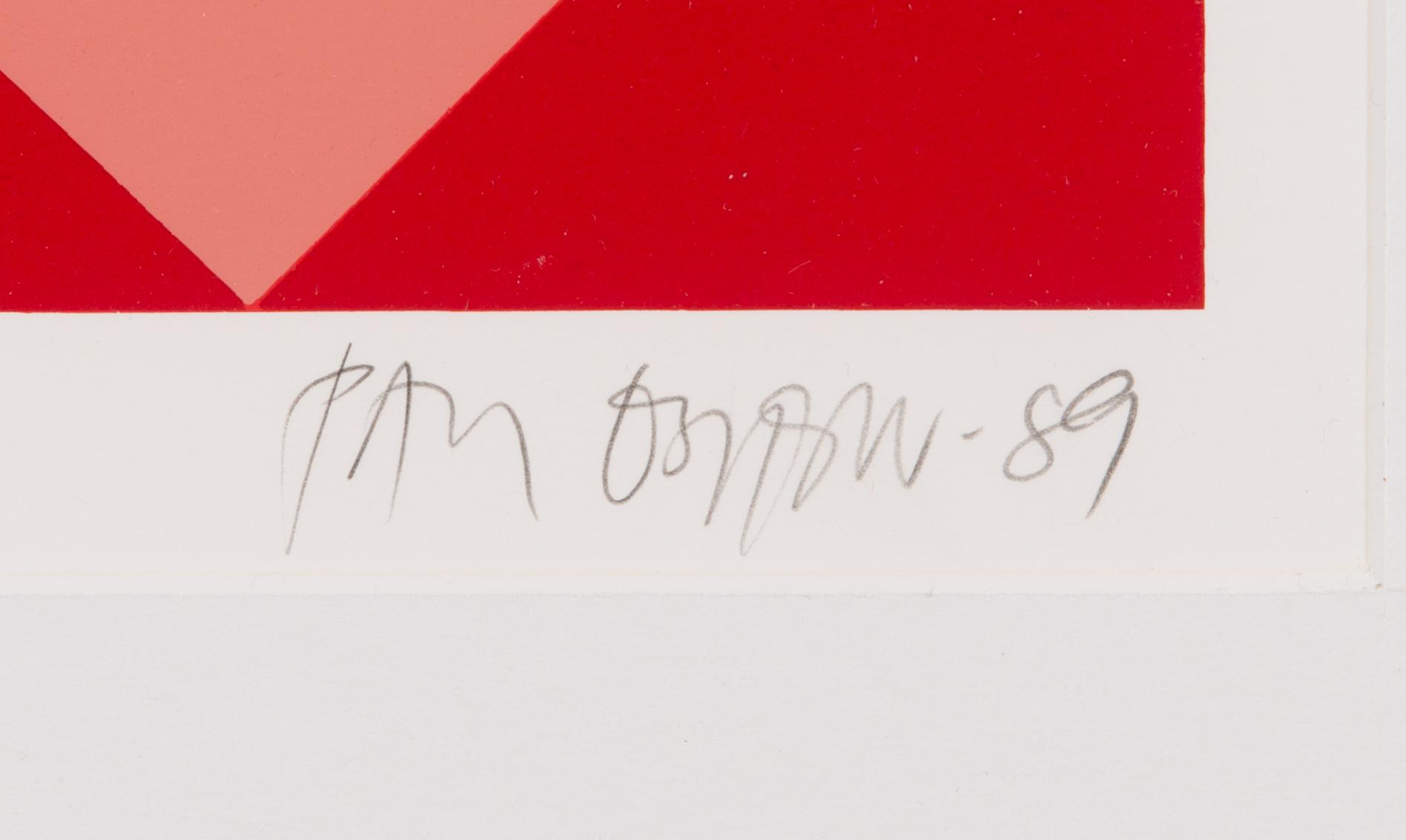 Paul Osipow, silkscreen, signed and dated -89, numbered 39/100.