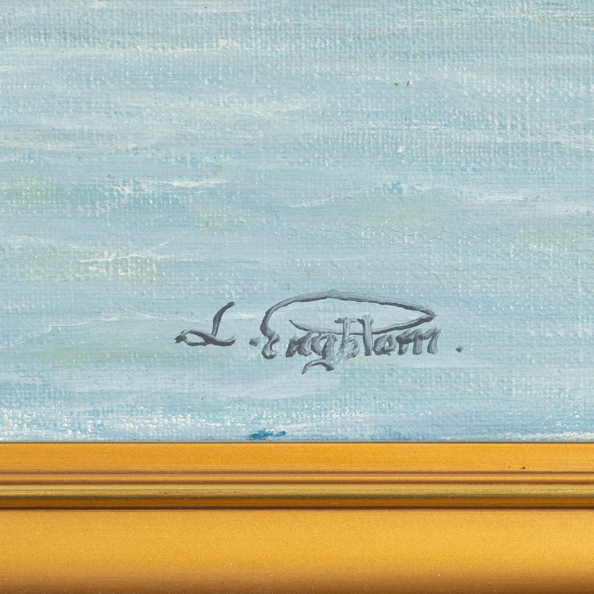 Lennart Engblom, oil on canvas, signed.