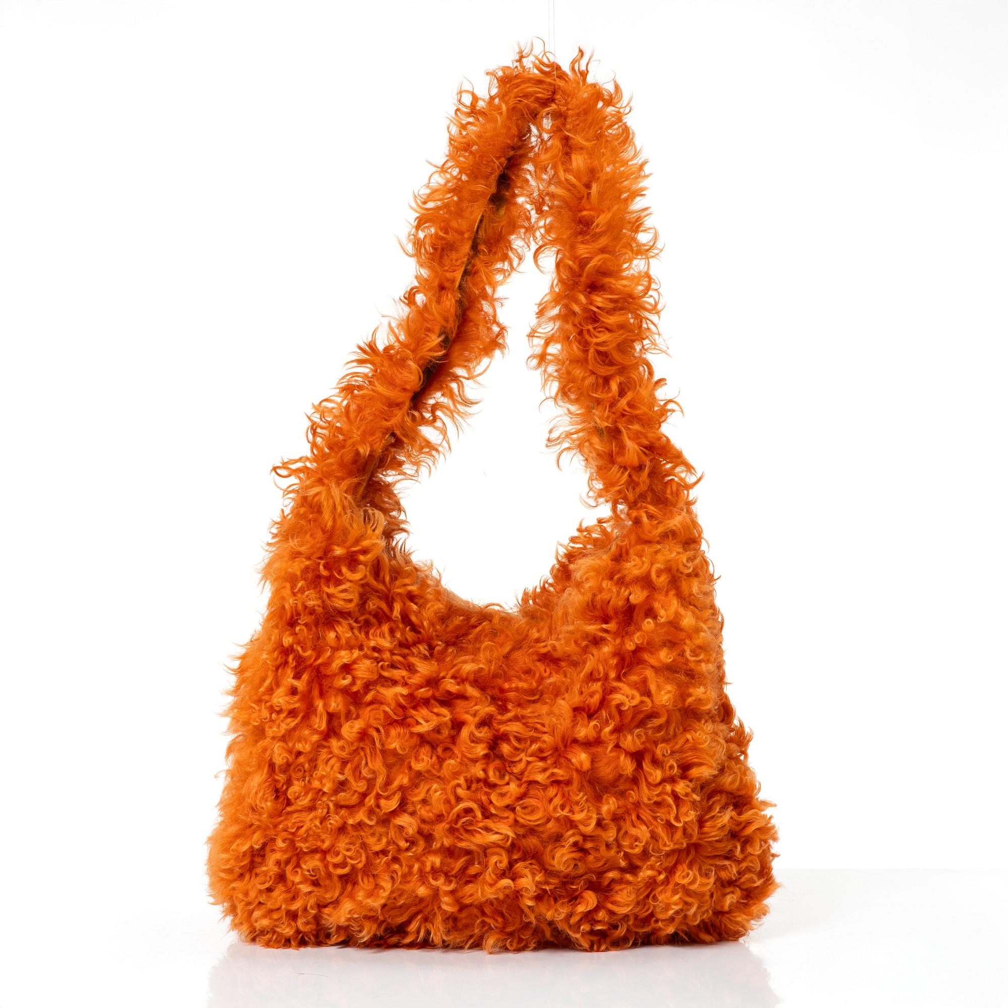 Miu Miu, bag, "Montone Letter Fur Bag".