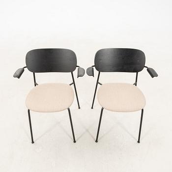 Norm Architects armchairs, 3 pcs "Menu Co" before Audo Copenhagen, contemporary.