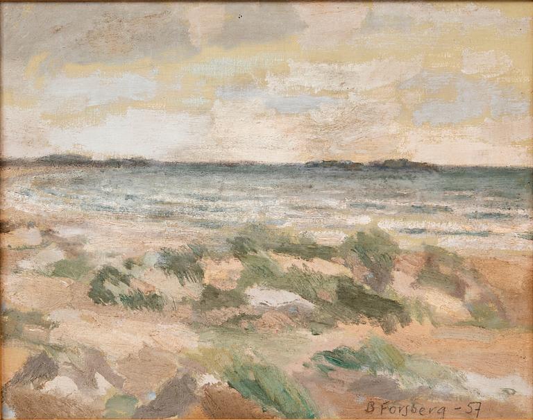 Birger Forsberg, Coastal landscape.