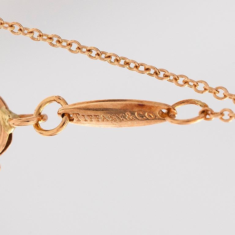 Tiffany & Co, Elsa Peretti, kaulakoru, "Open Heart", 18K ruusukultaa.