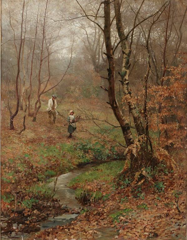 John MacWhirter, Figurer i höstlandskap.