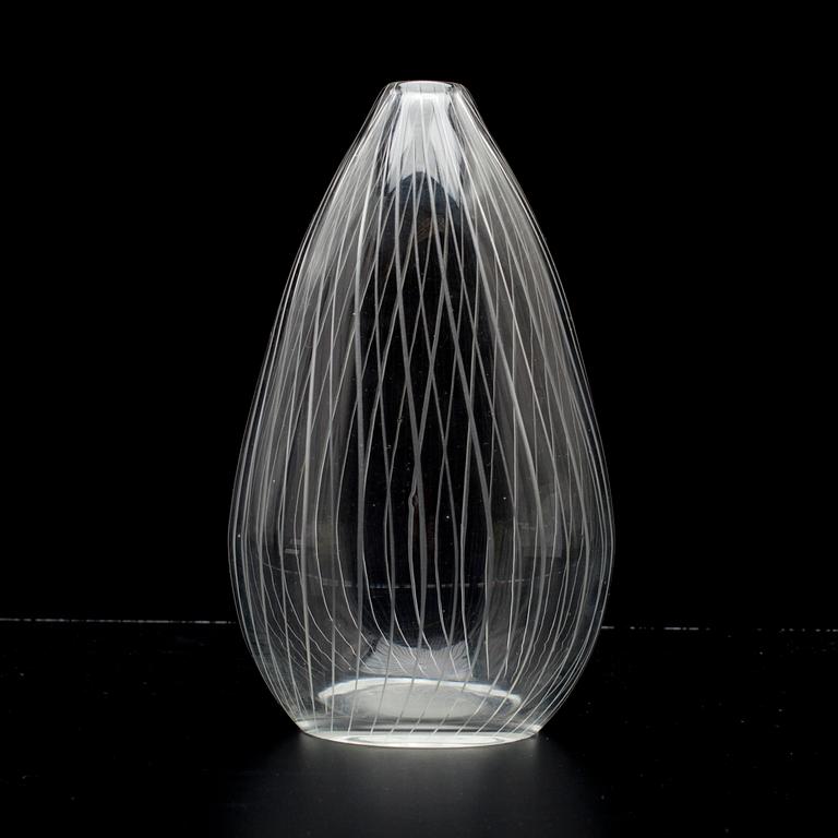 KONSTGLAS, signerad Tapio Wirkkala, Iittala.