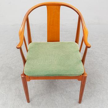 HANS J WEGNER, a cherry wood China chair from Fritz Hansen, Denmark, 1991.