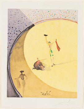 Salvador Dalí, a lithograph in colours, 1970, signed H/Z.