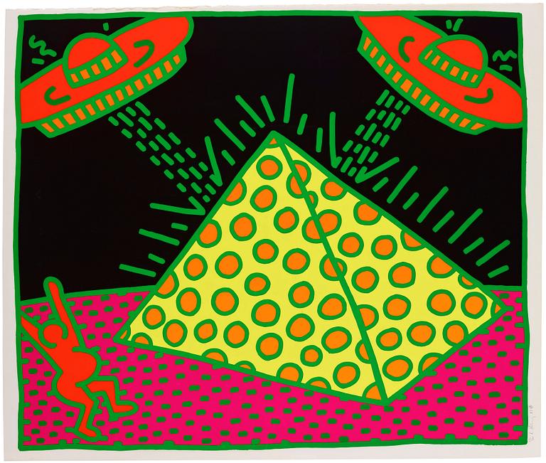 Keith Haring, ”The Fertility Suite: one plate”.