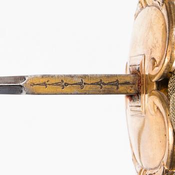 An infantry officer's sword, second half of 18th Century.