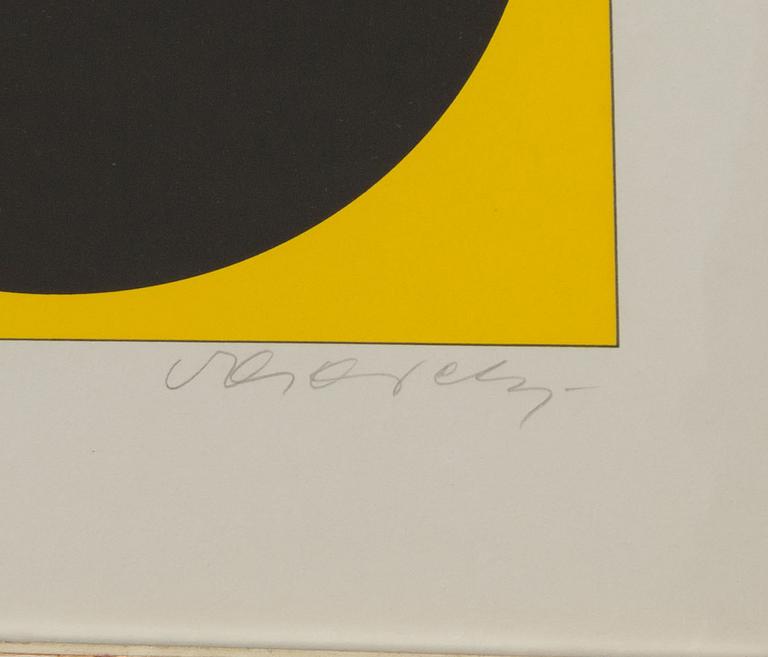 VICTOR VASARELY, färgserigrafi, signerad och numrerad 72/150.