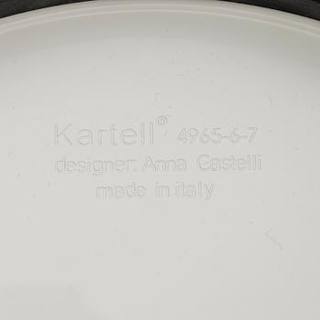Anna Castelli-Ferrieri, a 'Componibili' cabinet, Kartell, Italy, 1980's/90's.