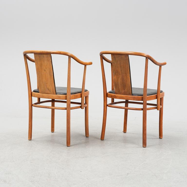 Peter Celsing, karmstolar, ett par, modell 1514, Gemla, Diö, 1965.