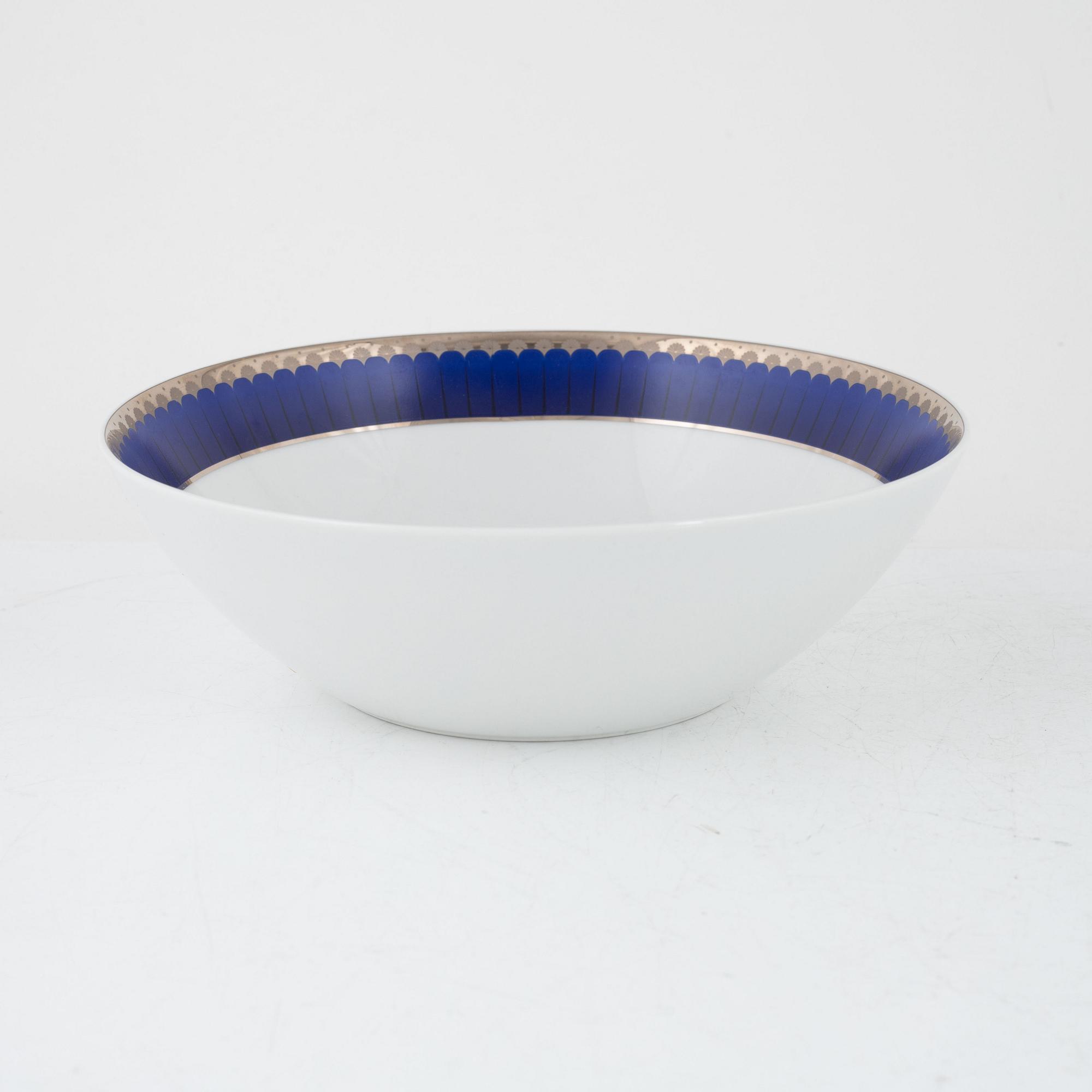 Sigvard Bernadotte, matservis, 39 delar, porslin, "Millennium/Marianne", Christineholm.