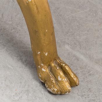 An early 19th century late Gustavian stool.