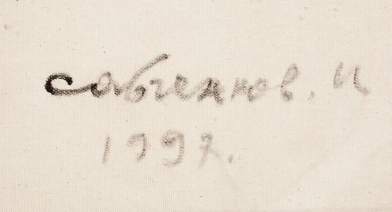 INAL SAVCHENKO, öljy kankaalle, signeerattu ja päivätty 1997.