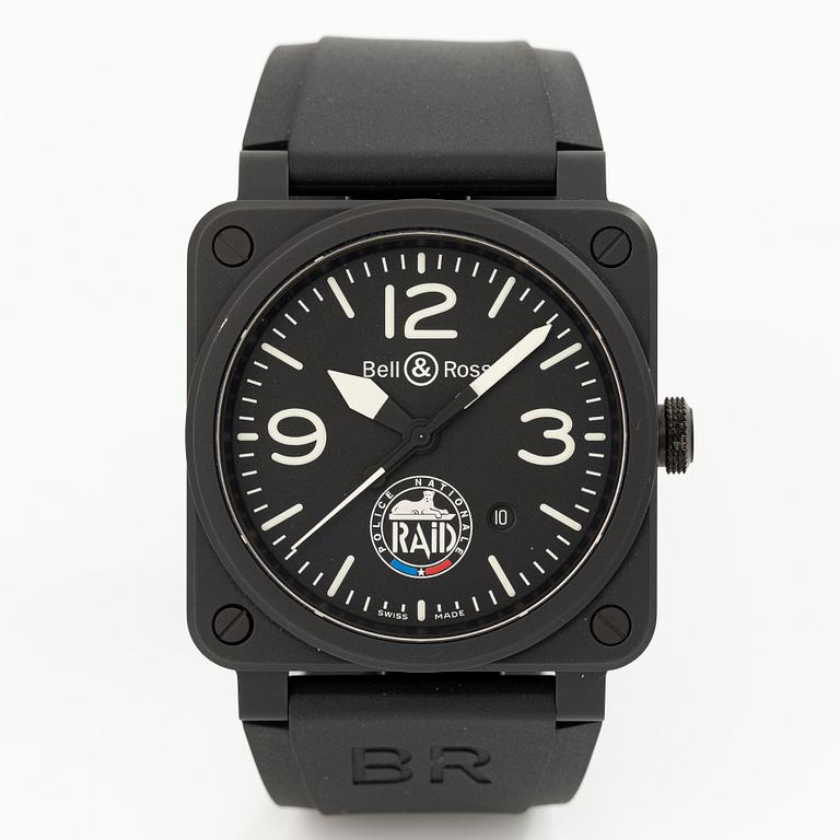 Bell & Ross, BR03-92, "RAID", "Limited Edition", armbandsur, 42 mm.