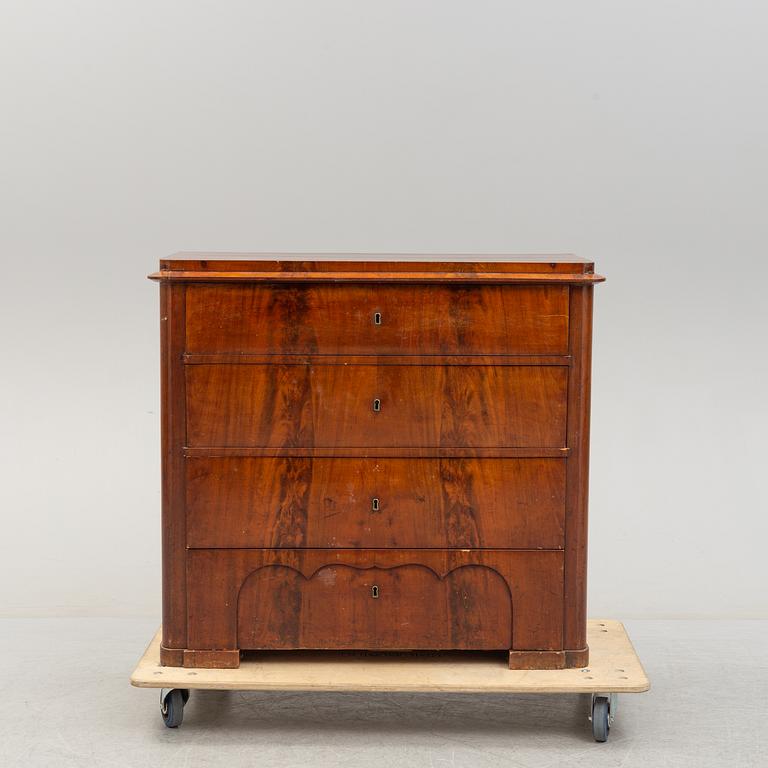 A CHEST OF DRAWERS, second half of the 19th century.